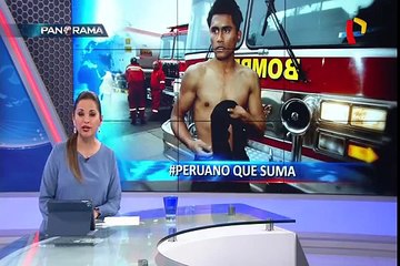 #PeruanoQueSuma: Edward Palomino rescató a 12 personas de un incendio