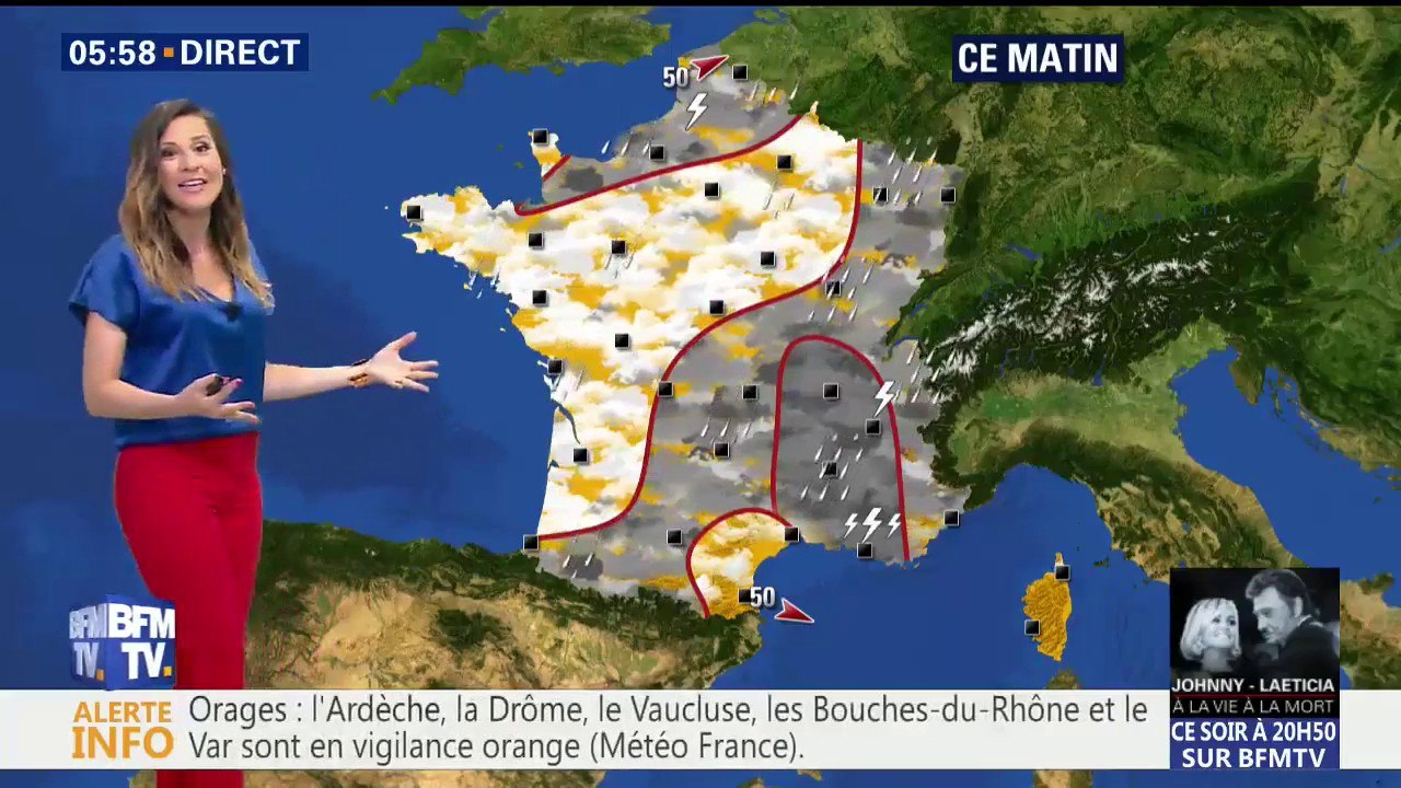Le sud-est est traversé par une forte activité électrique, le ciel restera maussade sur toute la France ce lundi avant une semaine plus estivale