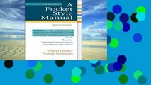 Any Format For Kindle  A Pocket Style Manual, APA Version  Any Format