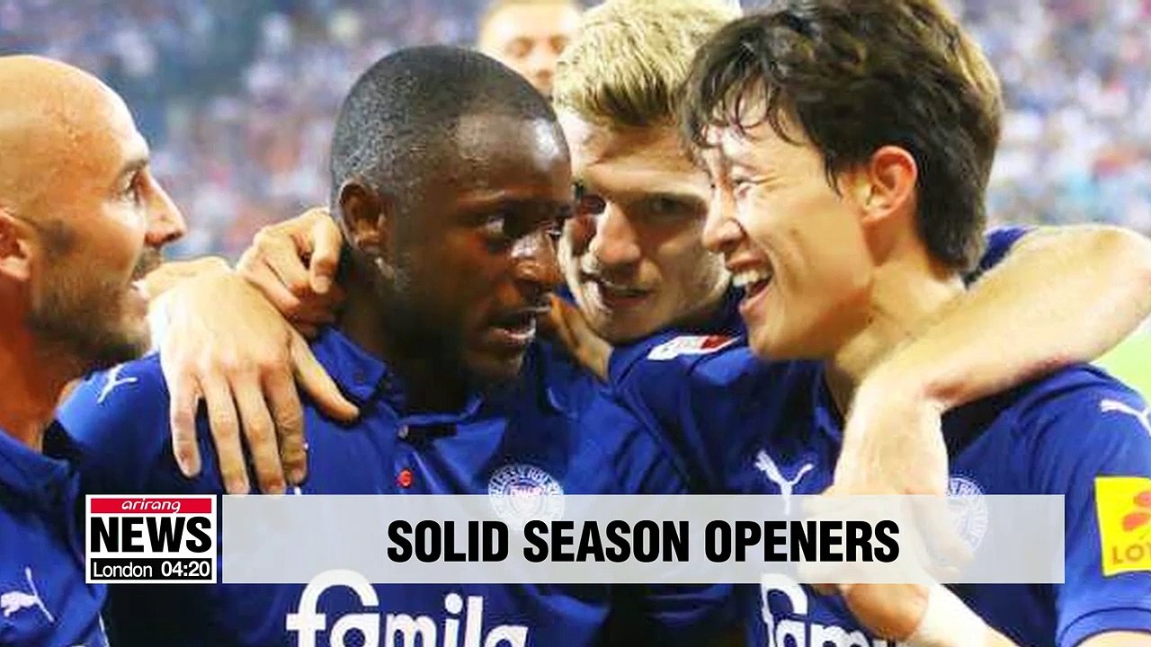 Two South Korean footballers start season in style