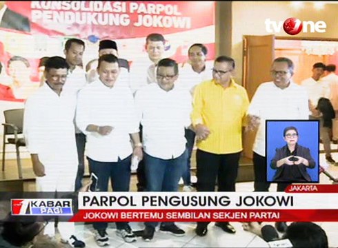 Usai Tes Kesehatan, Jokowi Temui 9 Sekjen Partai Pendukung