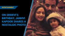 On Sridevi’s birthday, Janhvi Kapoor shares a nostalgic photo