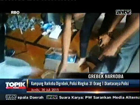 Kampung Narkoba Digerebek, Polisi Ringkus 31 Orang