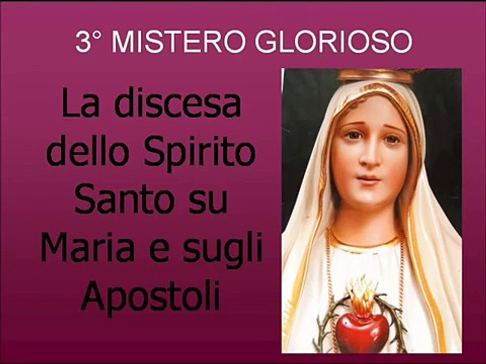 Preghiera Del Santo Rosario - Mistero Glorioso - Mercoledi e domenica