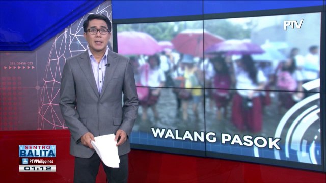 Pasok sa ilang eskwelahan at trabaho, kanselado #WalangPasok