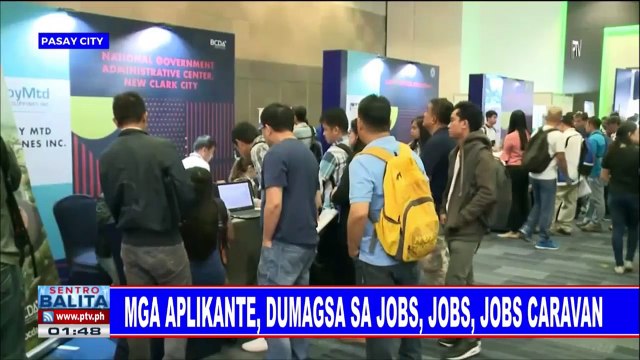Mga aplikante, dumagsa sa Jobs, Jobs, Jobs Caravan