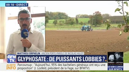 Glyphosate: "Aujourd'hui la science montre que l'on peut réduire l'usage de pesticide en maintenant le rendement économique", affirme Matthieu Orphelin