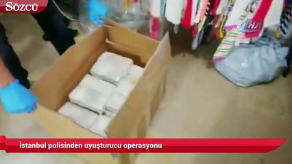 İstanbul polisinden uyuşturucu operasyonu