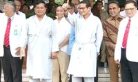 Syarat Capres-Cawapres, Prabowo-Sandi Tes Kesehatan