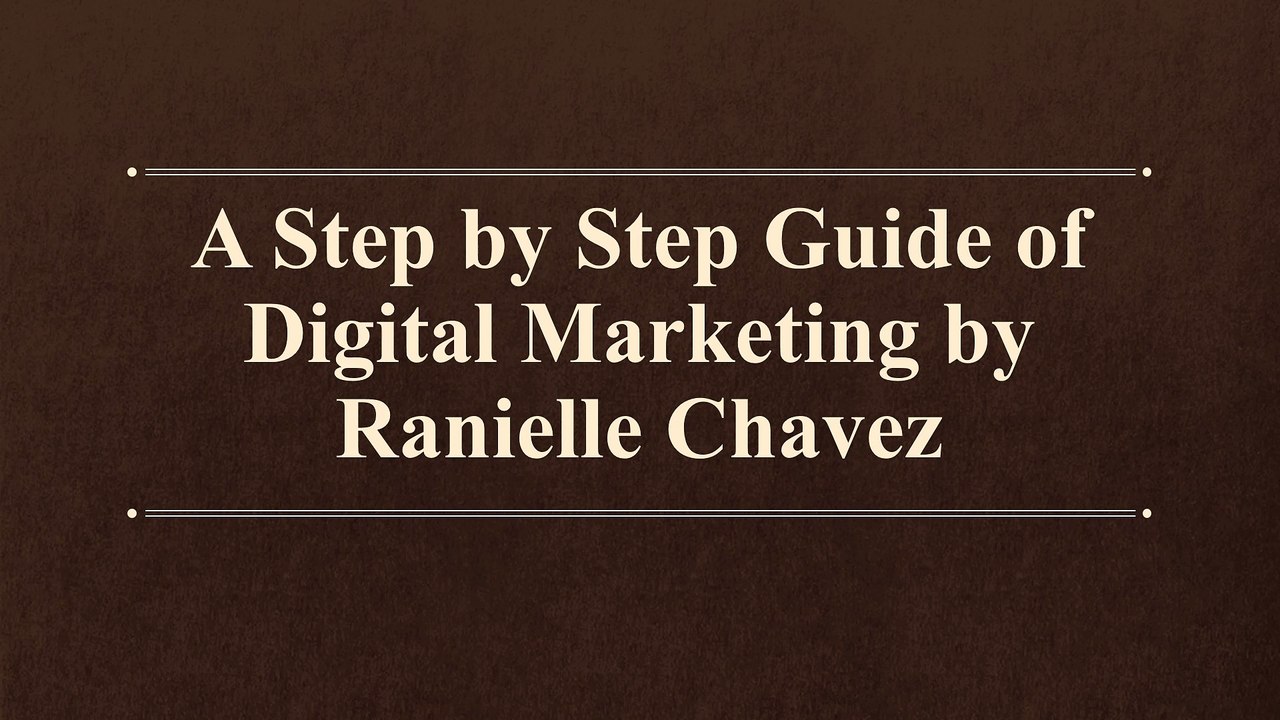 Take Your Startup to a Higher Level with Digital Marketing-Ranielle Chavez