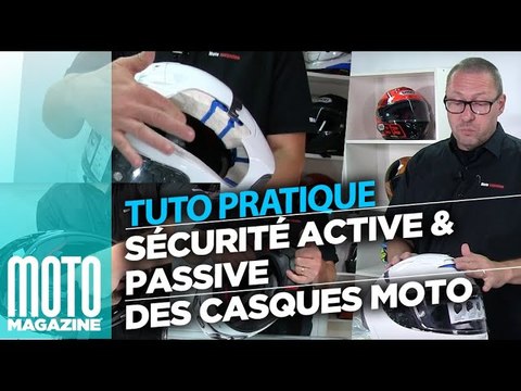 Sécurité active et passive des casques moto