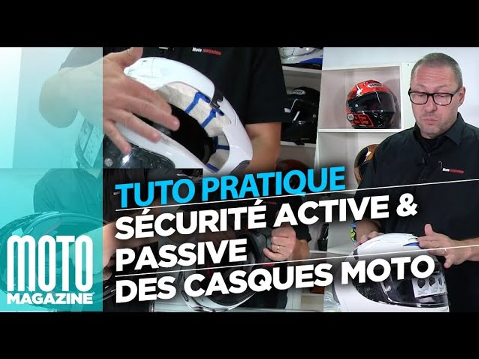 Sécurité active et passive des casques moto