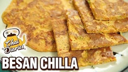 Besan Chilla Recipe - How To Make Tomato Omlette At Home - Chai Diaries with Varun