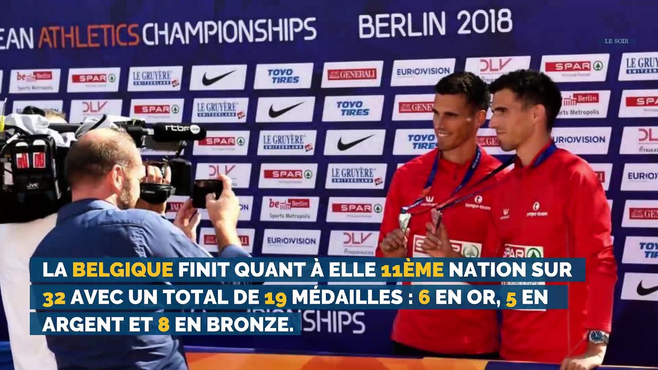 Retour en images sur les exploits belges aux championnats d'Europe
