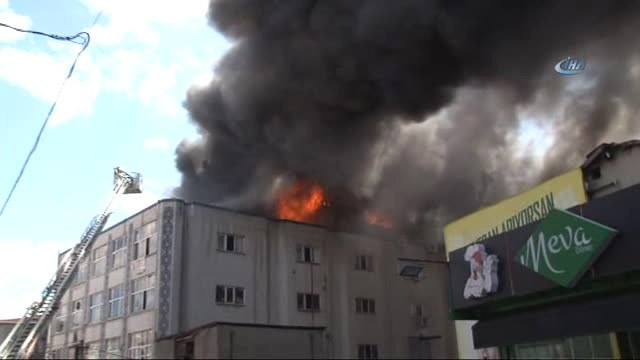 Beyoğlu'nda Tekstil Atölyesinde Yangın