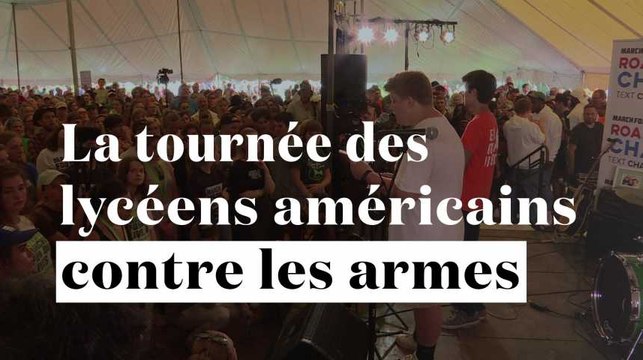 La tournée des lycéens américains contre les armes