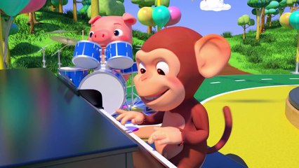 Ten Little Duckies (A Number Song) - +More Nursery Rhymes & Kids Songs - ABCkidTV