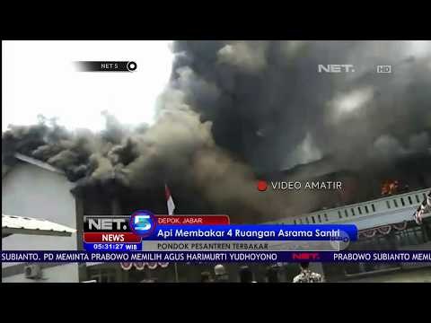 Kebakaran Melanda Bangunan Asrama Santri Pondok Pesantren - NET 5