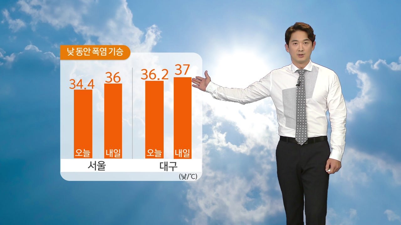 [날씨] 밤사이 열대야 계속...낮 동안 폭염 기승 / YTN