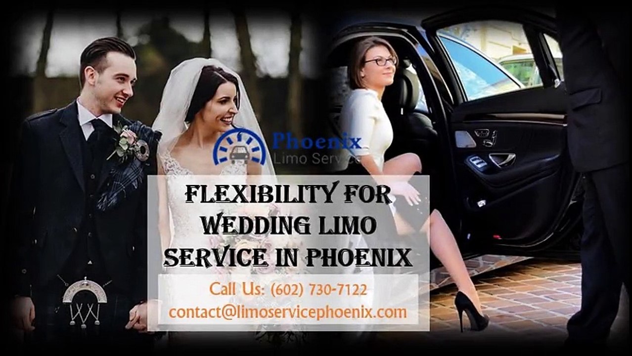 Flexibility for Wedding Limo Service in Phoenix