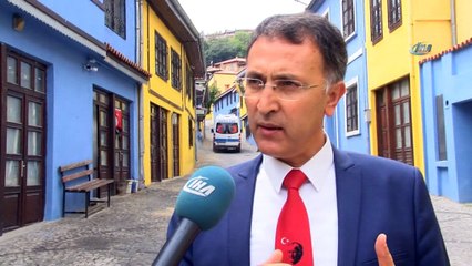 Tarihi evler kartpostallık görüntüler oluşturdu