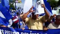 Inicia marcha exigiendo la liberación de los presos políticos por el regimén Ortega - Murillo >>