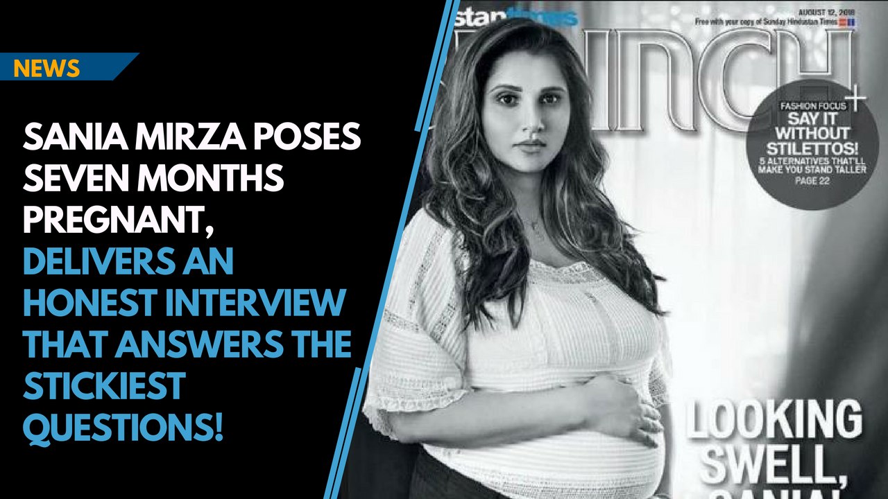 Exclusive: 7-months pregnant Sania Mirza gets candid while posing for HT Brunch