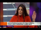 Por supuestas salidas con Pablo Heredia - Flavia Laos le responde a Karen Dejo