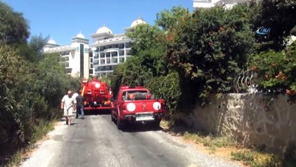 5 yıldızlı otelin çöp odasındaki yangın korkuttu