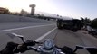 Une moto percute violemment un SUV lors d'un accident