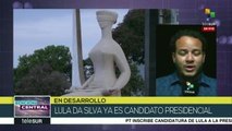 Brasil: Lula ya es candidato presidencial