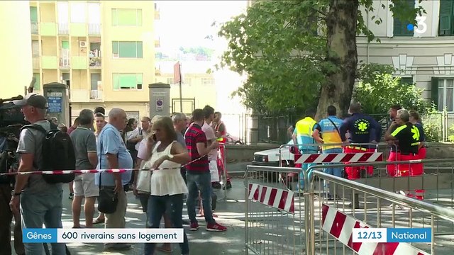 Gênes : plus de 600 habitants devront être relogés