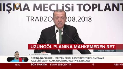 Uzungöl planına mahkemeden ret