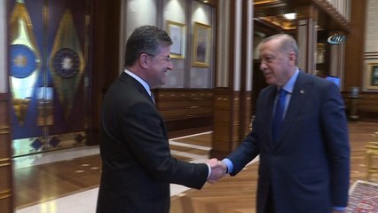 Cumhurbaşkanı Erdoğan, BM Genel Kurul Başkanını kabul etti