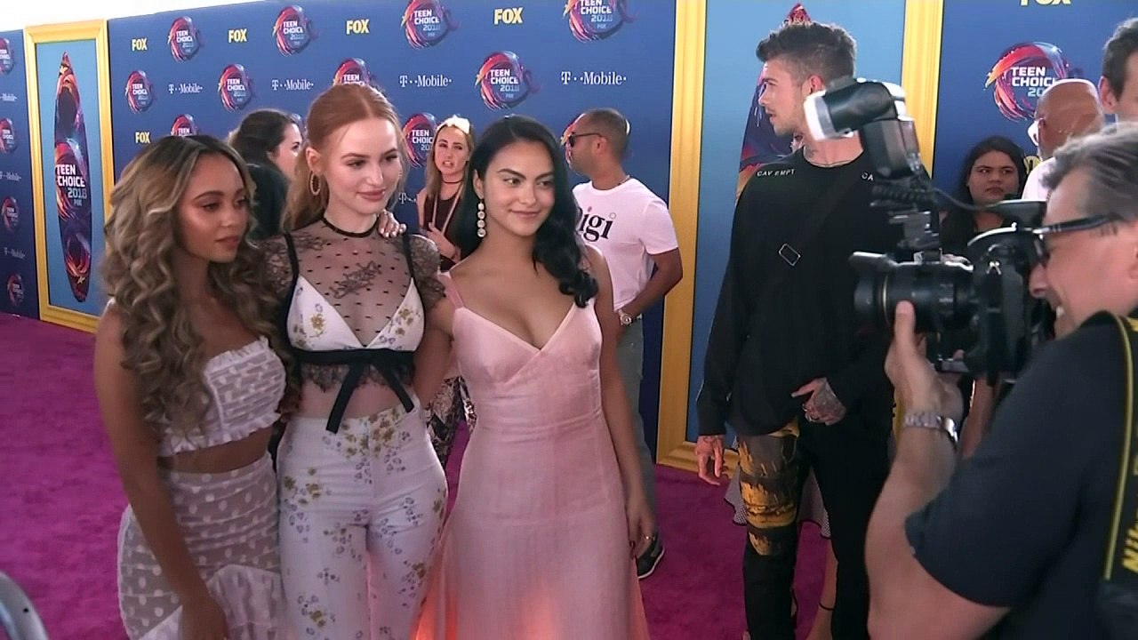 Celebs arrive for the 2018 Teen Choice Awards in California