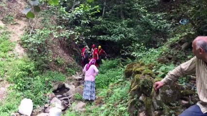 Fındık bahçesinde düşen yaşlı adam kurtarıldı