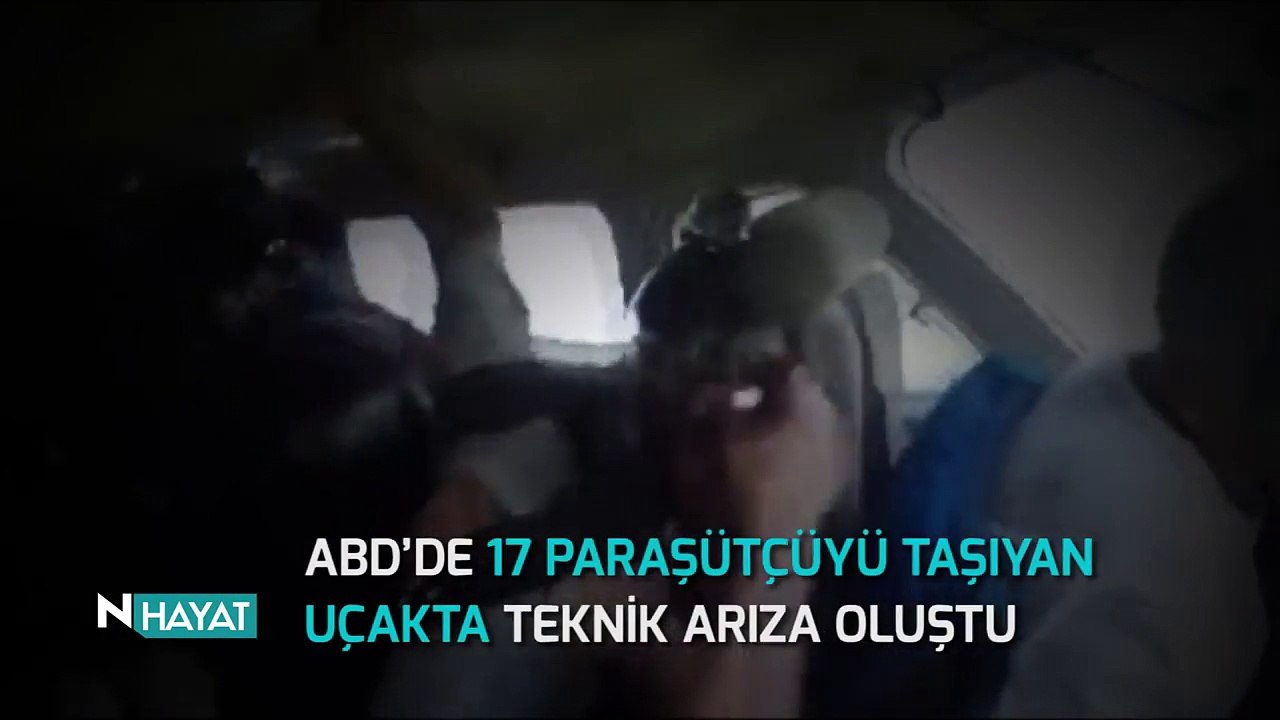 N Hayat... Kaza yapan uçağın içinden çekim...