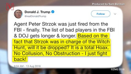 FBI Agent Peter Strzok Fired After Sending Anti-Trump Texts