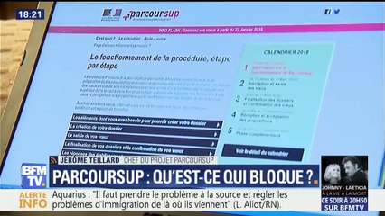 Parcoursup: "Le ministère se dédouane", explique le vice-président de l'UNEF Abdoulaye Diarra