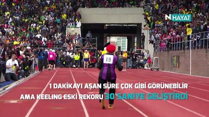 N Hayat... 100 yaşında 100 metre rekoru kırdı!