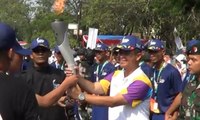 Kirab Obor Asian Games Keliling Kota Cianjur