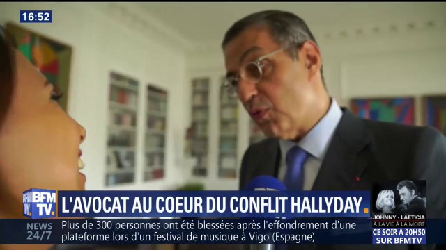 Ils ont fait l'événement - L'avocat de Laeticia Hallyday ne s'occupe pas de son image