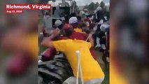 Fight Breaks Out At Jets Redskins Joint Practice
