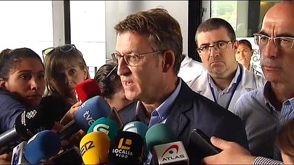 Feijóo pide explicaciones "sin tapujos" al Puerto y al Ayuntamiento, "abochornado" por el siniestro