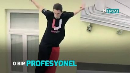 N Hayat... Bu adamın çılgınlıklarını izlemek bile zor!