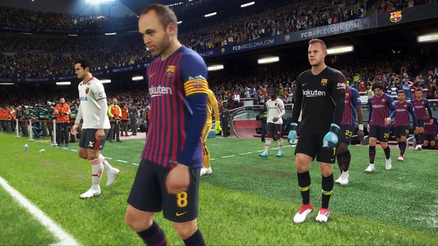 PES 2019 PC Barcelona-Flamengo demo