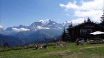 Mont d'Arbois, départ de la rando depuis Combafort -74-