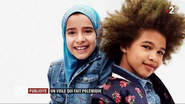 Publicité : l'image d'une enfant portant un voile fait polémique