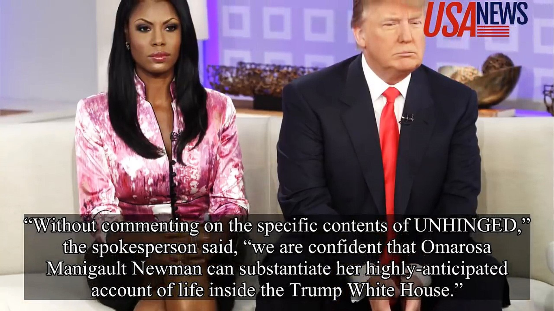 USA news today Omarosa secretly recorded Trump conversations