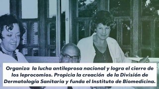 Isabel Rangel Barón rinde homenaje al Doctor Jacinto Convit